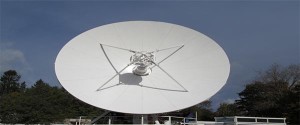 7.3m large satellite dish